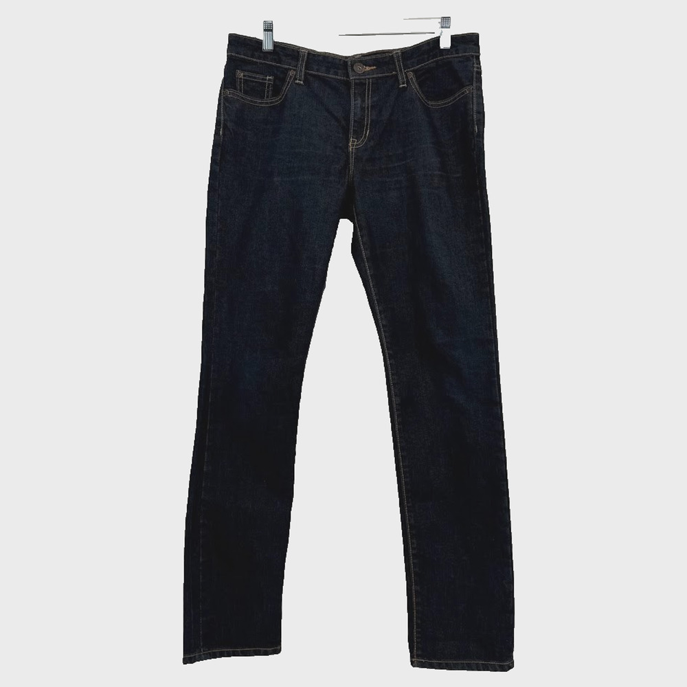 Gap Premium Skinny Jeans Womens 10 30R Dark Wash Stretch Denim Mid Rise